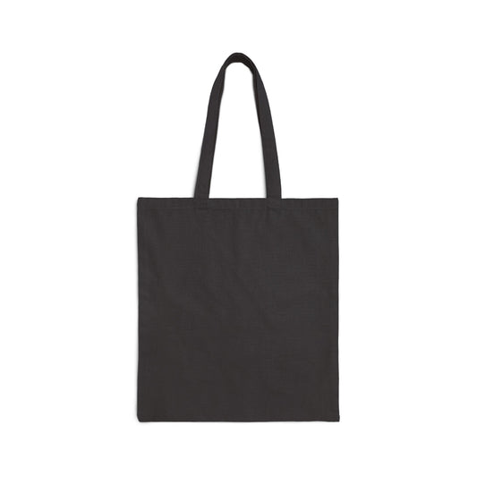 Canvas Tote Bag — Abstract Neon Calligraphy Design